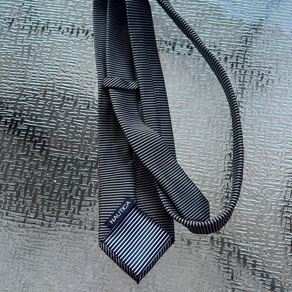 Nautica striped silk tie - Picture 3 of 4